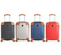 gentleman farmer - valise cabine abs henry-e 4 roues 50 cm - marine marine