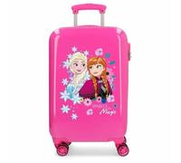 Valise cabine LA REINE DES NEIGES ""Sparkle"" rose