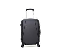 hero - valise cabine abs lanzarote 55 cm 4 roues - noir noir