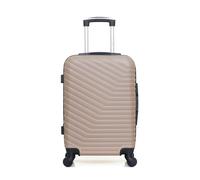 Valise Cabine LENA 55 cm 4 Roues - beige - WAVE PARIS 55x35x21cm