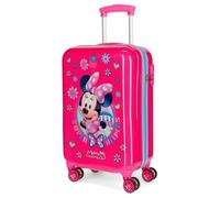 Disney Minnie Super Helpers Valise Trolley Cabine Rose 37x55x20 cms Rigide ABS Serrure à combinaison 37.4L 2,6Kgs 4 roues doubles Bagage à main