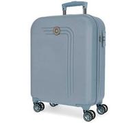 Movom Riga Valise Trolley Cabine Bleu 40x55x20 cms Rigide ABS Serrure à combinaison 37L 2,8Kgs 4 roues doubles Bagage à main