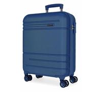 Movom Galaxy Cabin Suitcase, Suitcase Set, Made of ABS, a Strong and Lightweight Material, Side Combination Lock on Suitcase for Safe Travel, Bleu, 55.0 x 40.0 x 20.0 Centimeters, Valise
