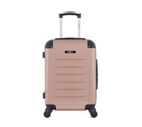 bluestar - valise cabine opera 55 cm 4 roues - rose dore