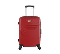 Valise Cabine QUEENS 55 cm 4 Roues - rouge - AMERICAN TRAVEL 55x35x21cm