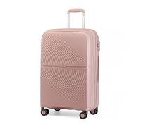 Valise cabine rigide - BRITISH TRAVELLER - 55x40x22 cm - Polypropylène - 4 roulettes 360° - Serrure TSA