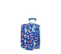 Valise cabine rigide enfant A85118 Monstres 49 cm BLEU
