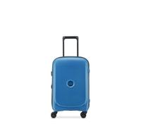 Valise cabine rigide extensible - DELSEY PARIS - BELMONT PLUS - 55x35x27 cm - 39 litres - Bleu zinc