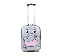 Valise cabine rigide - Snowball - Kid Elephant - 50 cm - Gris - 4 roulettes 360°