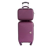 Valise cabine S et Vanity Alistair - Collection Iron - 4 roues - ABS ultra résistant - Violet Violet G