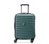 Valise cabine slim 4 doubles roues Delsey Shadow 5.0 55 cm Vert 35,57 L