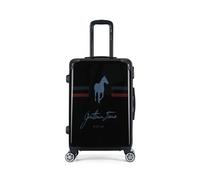 gentleman farmer - valise cabine abs/pc stuart 4 roues 55 cm - noir noir