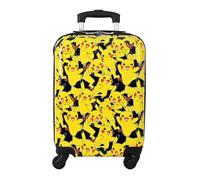TOYBAGS Pokemon Valise de Cabine - 4 roulettes Pivotantes et Multidirectionnelles - Double roulettes Individuelles - Très Robuste - avec Poignée Extensible - 50 x 34 x 21 cm - Coloré - Valise