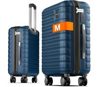 Travely Valise Cabine 55x40x20cm - adaptée pour Ryanair, Lufthansa, Eurowings et Autres. Valise Cabine 36L avec roulettes Souples et Serrure TSA Pratique, Valise de Voyage, Bagage