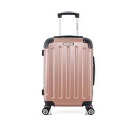 bluestar - valise cabine tunis 55 cm 4 roues - rose dore