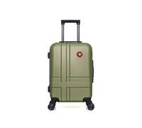 swiss kopper - valise cabine uster 55 cm 4 roues - kaki kaki