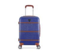 GENTLEMAN FARMER - Valise Cabine ABS WALTER 4 Roues 55 cm Bleu