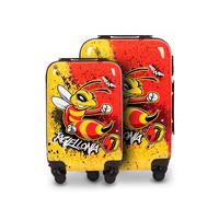 Valise cabine Wings Jagiellonia Bee (x2) Rouge 38 L