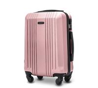 Wings Valise rigide - Grande valise de voyage et trolley - Valise à roulettes ultra légère avec roulettes - Valise à main - Valise rigide avec serrure - Petit chariot pour avion, R or, S, Valise