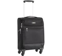 Valise cabine XS Alistair - Collection Breeze - 4 roues - Toile souple - Noir Noir