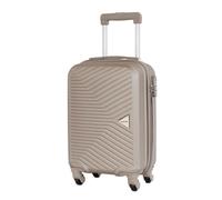 Valise cabine XS Alistair - Collection Iron - 4 roues - ABS ultra résistant - Champagne