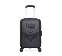 lpb - valise cabine abs francette-e 4 roues 50 cm - noir noir