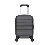 - valise cabine xxs abs renoso 46 cm 4 roues - gris fonce