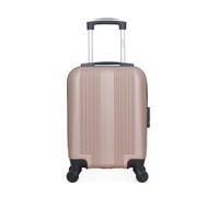 Valise Cabine XXS - HERO - LIPARI - 46 cm - Rose doré - 4 Roues multidirectionnelles