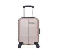 bluestar - valise cabine xxs abs miami 4 roues 46 cm - rose dore rose dore