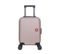 Valise Cabine XXS SPIEZ 4 Roues - rose - SWISS KOPPER 46x32x20cm
