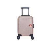 - valise cabine xxs spiez 46 cm 4 roues - rose dore