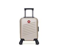 swiss kopper - valise cabine xs zurich 4 roues 46 cm - beige beige