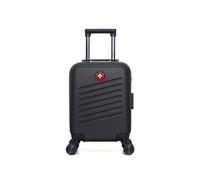swiss kopper - valise cabine xs zurich 4 roues 46 cm - noir noir