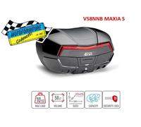 Valise / Coffre GIVI V58NNB V58 MAXIA5 Noir Dispositif Catadioptrique Rouge