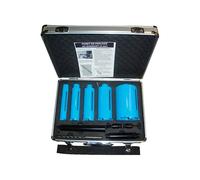 Valise de 5 trépans diamants