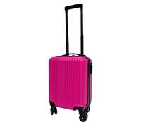 Valise de Cabine Magenta 45 x 30 x 21,5 cm en ABS résistant avec 4 roulettes pivotantes