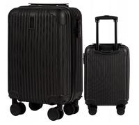 Valise de Cabine Rigide WINGS Petite Noire - Bagage à Main 28L avec Serrure à Code et Roues Pivotantes