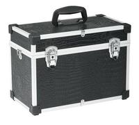 Valise de coiffure Croco Noire