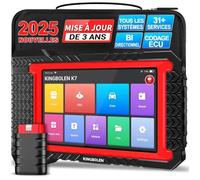 Valise de diagnostic auto - KINGBOLEN - K7 - 31 services - Codage ECU - Écran LCD 7 pouces