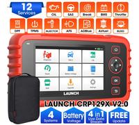 Valise de Diagnostic Auto - LAUNCH - CRP129X V2.0 - 4 Systèmes - 12+ Services - Réinitialisation ADBLUE