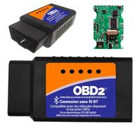 Valise De Diagnostic Obd2 Elm327 Bluetooth 4.0 Compatible Iphone Android ¿ V1.5 Pic 18f25k80 ¿ Lit Et Efface Le Voyant Moteur