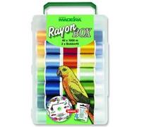 Valise de Fils à Broder Deluxe Lana Cotona Madeira - L'outil ultime pour des broderies en relief et texturées(...) - Multicolore Multicolore G