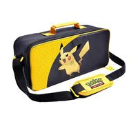 Valise De Luxe / Sac De Transport / De Voyage Noir Et Jaune Decor Pikachu - 6230 / 15761