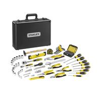 Malette à outils 119 pièces - STANLEY - STMT72986-1 - Assortiment complet répartis sur 3 niveaux - Noir et jaune