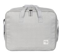 Valise de maternité I love vichy gris