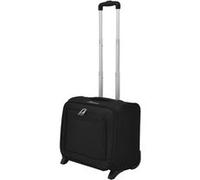 Valise de pilote - vidaXL - Noir - Souple - Imperméable - 2 roulettes
