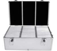 Valise de rangement - Mediarange - 500 CD/DVD - Aluminium - 2 poignées - Pochettes numérotées