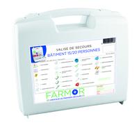 Valise de secours spécial bâtiment 15/20 personnes - FARMOR - VAL 2046 PP