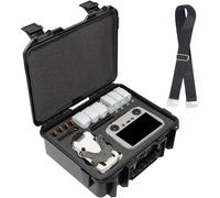 Valise De Transport Compatible Avec Dji Mini 4 Pro/Mini 3/Mini 3 Pro,Dji Rc 2/Rc/Rc-N2/N1 Rangement Étui De Transport Imperméable Pour 6 Batteries,Avec Bandoulière