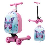 Valise de trottinette pour enfants amovible et pliable, bleu, Mignon